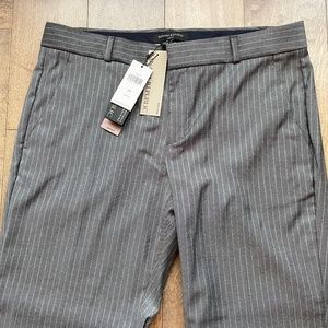 Banana Republic 8P Logan grey pinstripe trousers